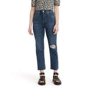 Women's Levi's High-Rise Straight Ankle Jeans Color: Queen Of The Meadow